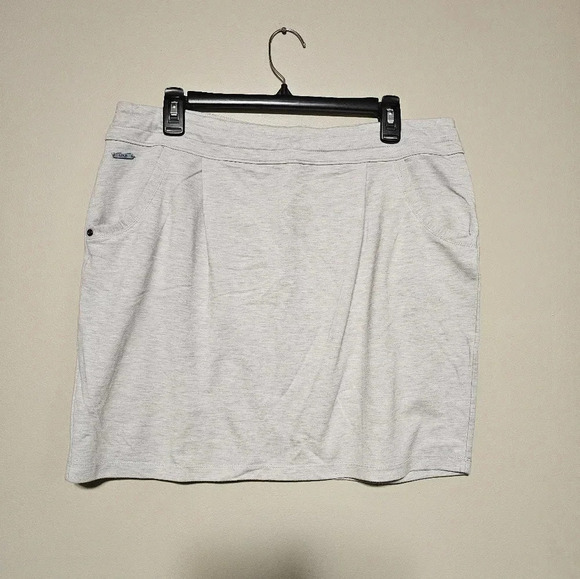 Lole Athletic Skirt Women's Size Large Tan Drawstring Elastic Waist Pockets - Picture 1 of 7